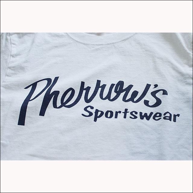Pherrow's フェローズ ロゴプリント丸胴Tシャツ 21S-PT1 | Pherrow's | 01
