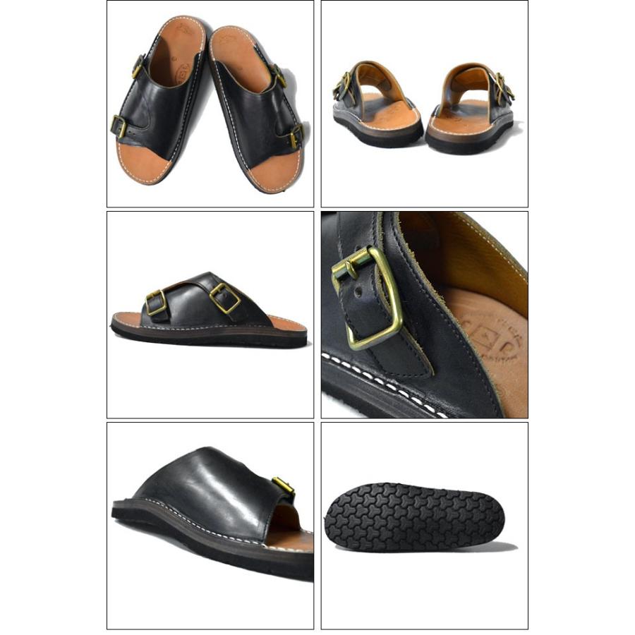 TOKYO SANDAL ダブルモンクサンダル 黒 9 Tokyo Sandals トーキョー サンダル ダブルモンクサンダル CROW BLACK
