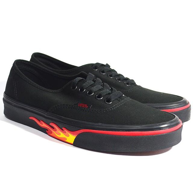 vans flame wall authentic