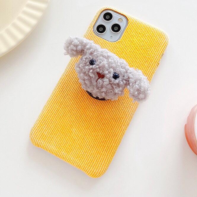 iPhoneケース プードル 犬 韓国 リング 動物 iPhone12 iPhonese iPhone11 iPhone8 mini pro｜ashop-iphonecase｜07