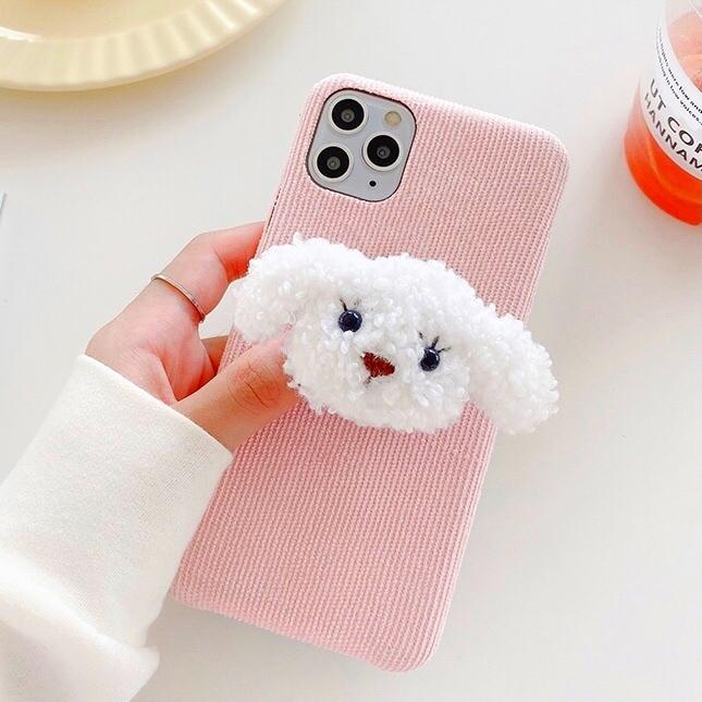 iPhoneケース プードル 犬 韓国 リング 動物 iPhone12 iPhonese iPhone11 iPhone8 mini pro｜ashop-iphonecase｜08