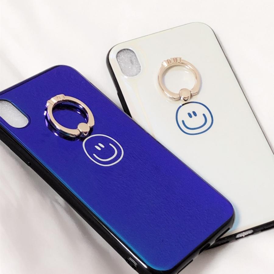 スマホリング 韓国 ニコちゃん リング付き スマホケース Iphoneケース スマイリー キラキラ アイフォンケース アイホン 8 Xs Iphonese 在庫限り 再入荷なし Iphone 64 Ashop Iphoneケース 通販 Yahoo ショッピング