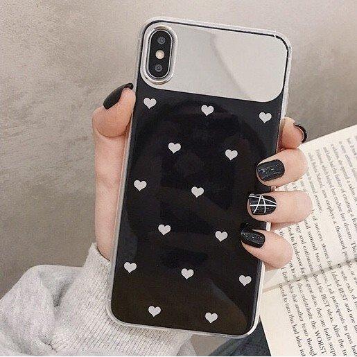 Iphoneケース ハート柄 可愛い スマホケース ミラー 鏡 アイフォン 韓国 流行り おしゃれ Iphone8plus Iphone7plus 在庫限り 再入荷なし Iphone 67 Ashop Iphoneケース 通販 Yahoo ショッピング