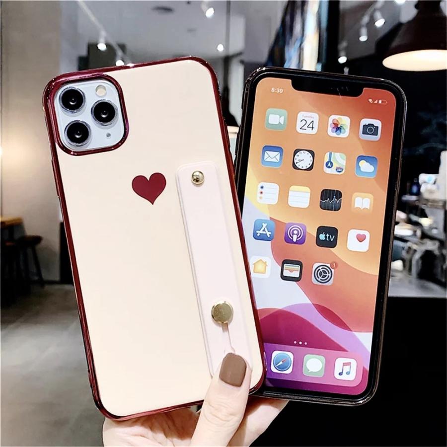 IPHONEケース ハート 韓国 スマホケース おしゃれ 可愛い アイフォンケース 女性 スタンド テンアール 12mini IPHONE12 SE IPHONE11 pro IPHONE8 XS 7｜ashop-iphonecase｜07