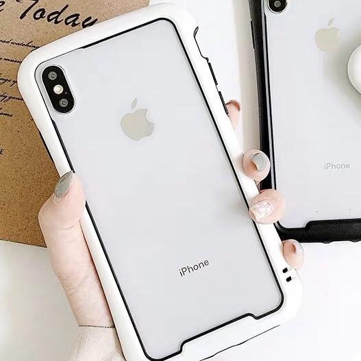 スマホケース 流行り IPHONEケース シンプル 枠 枠のみ 縁 ブラック 