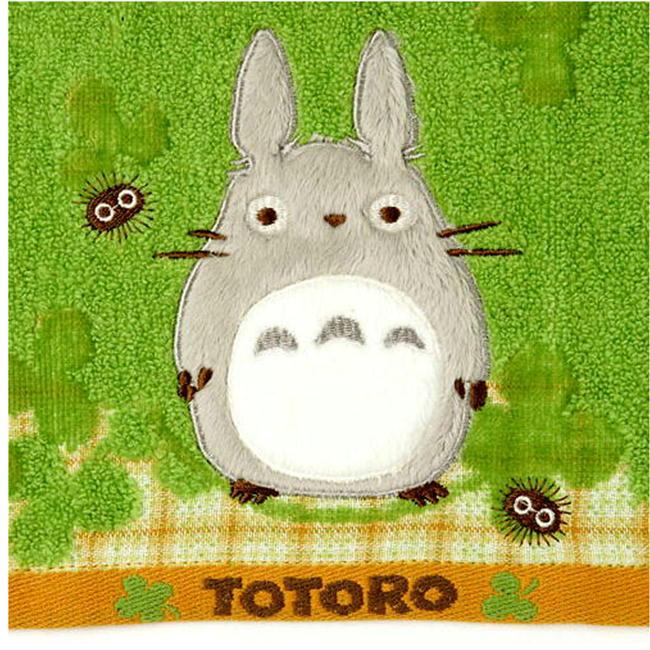丸眞 となりのトトロ 34×36cm ウォッシュタオル はらっぱ ハンドタオル