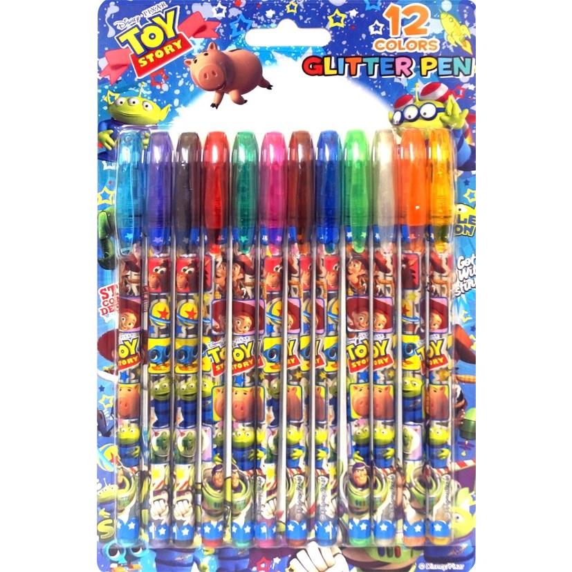 Disney（ディズニー） キラキラ グリッターペン 12色セット