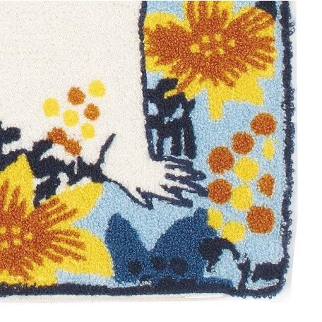 MOOMIN（ムーミン） クッションカバー 45×45cm サガラ刺繍 花畑の