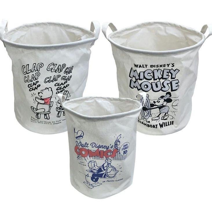 Disney（ディズニー） ランドリー バスケット M 折りたたみ ランドリー