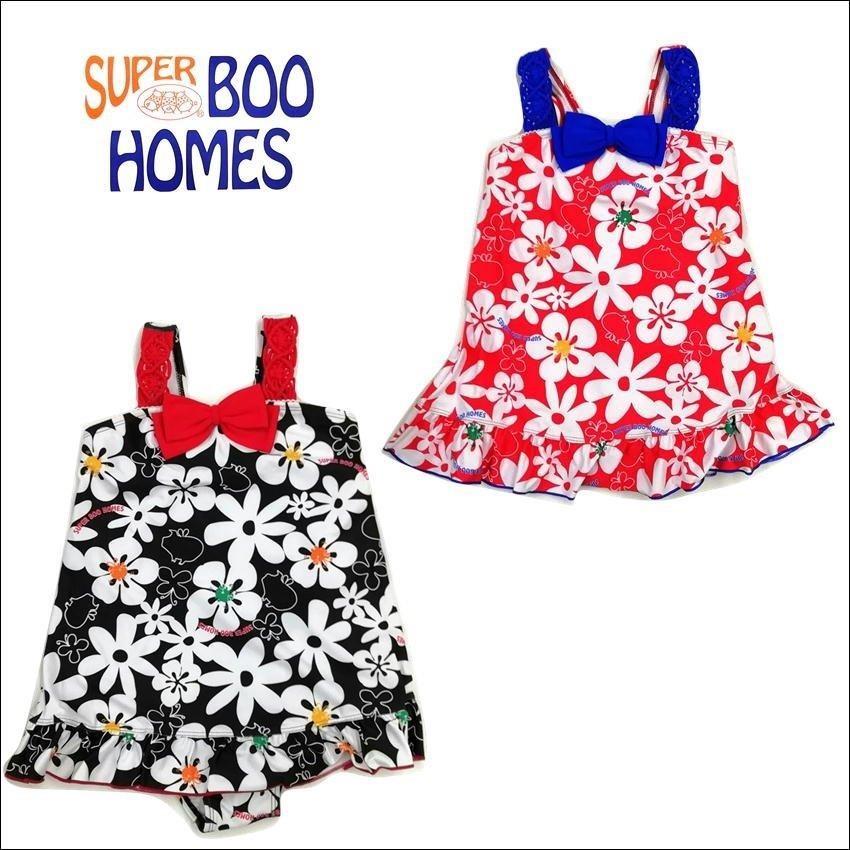 BOOFOOWOO（ブーフーウー） 水着 女の子 スーパーブーホームズ 花柄 