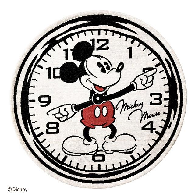 Disney（ディズニー） ラウンドマット ミッキーマウス ホワットタイム