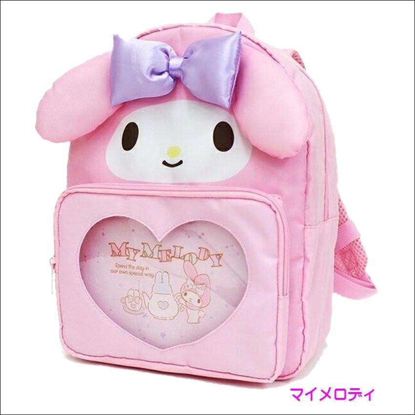 キャラクターダイカットリュック クリアポケットリュックサック 子供