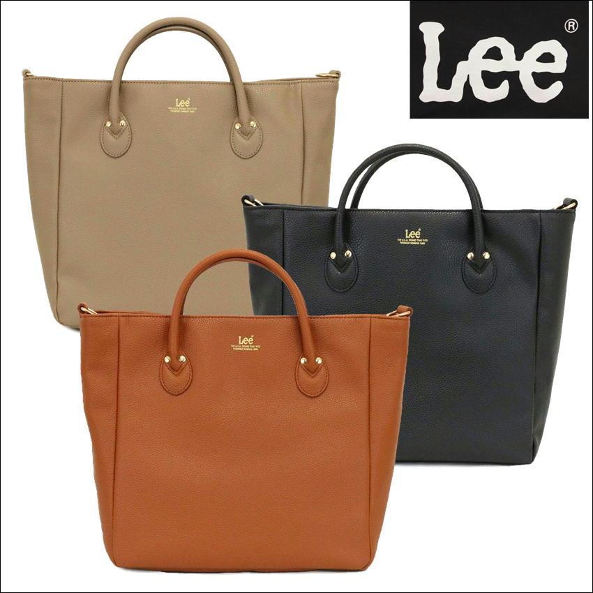 Lee（リー） LEE 2WAYトートバッグ リーブランドハンドバッグ シボ加工 