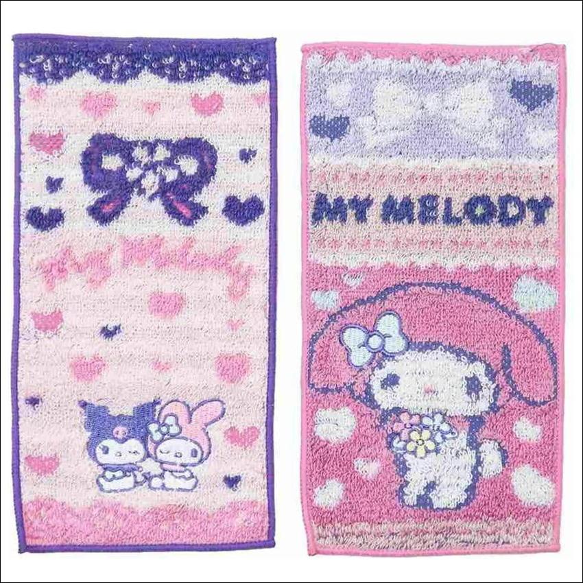 丸眞 キャラクター ポケットタオル 2枚組 抗菌防臭加工 お名前ネーム付