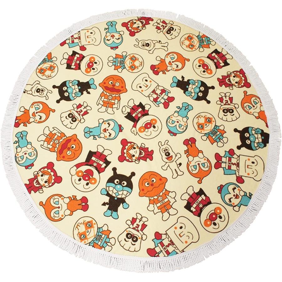 アンパンマン円形タオルケット キャラクターラウンドタオル120cm