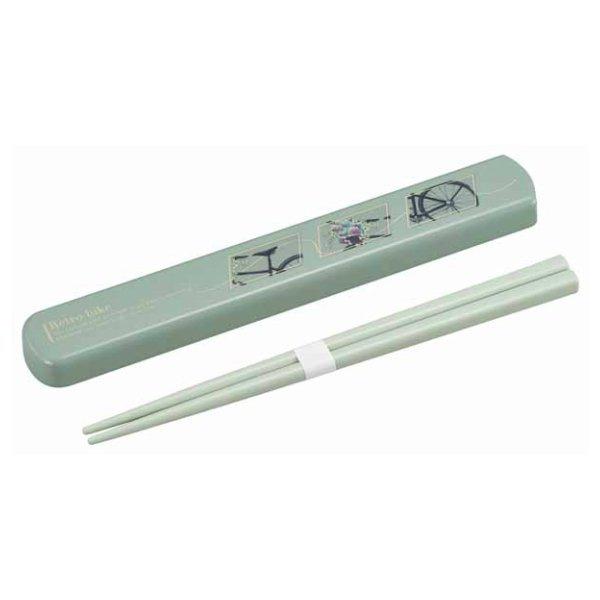 OSK 引フタ箸箱セット レトロベイクド レトロバイク 銀イオン抗菌 日本