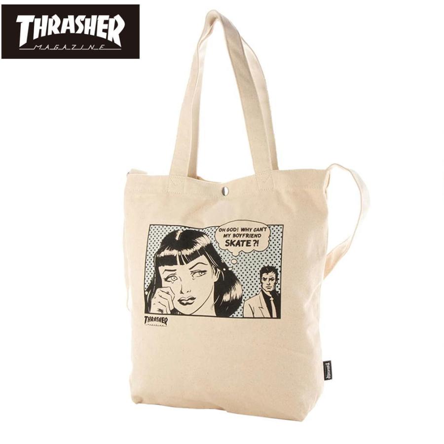 THRASHER（スラッシャー） コットンキャンバス トートバッグ プリント