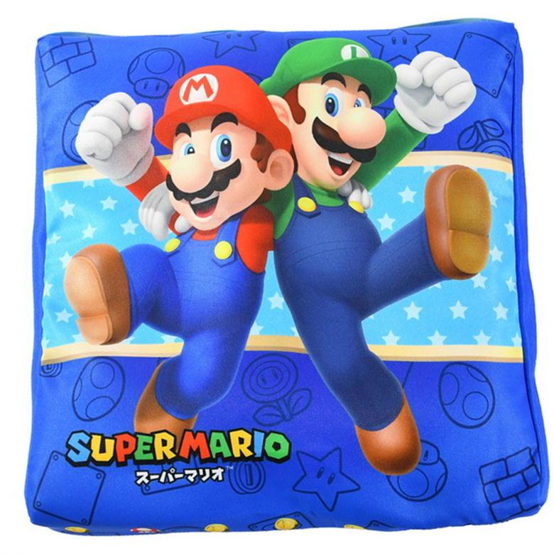 丸眞 スクールクッション スーパーマリオ スターマリオ 任天堂