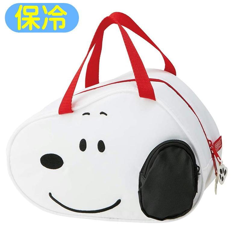 スケーター ランチバッグ 保冷 ポケット付 ダイカット スヌーピー