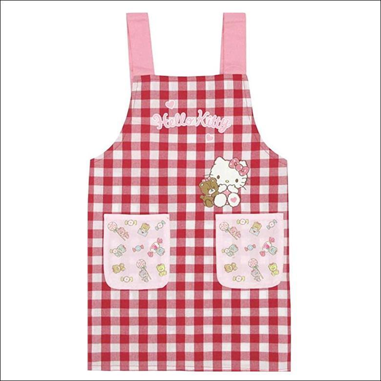 超レア サンリオ 店員 エプロン キティ ハローキティ ユニフォーム サンリオキャラクターズ エプロン ハローキティ（エプロン・その他