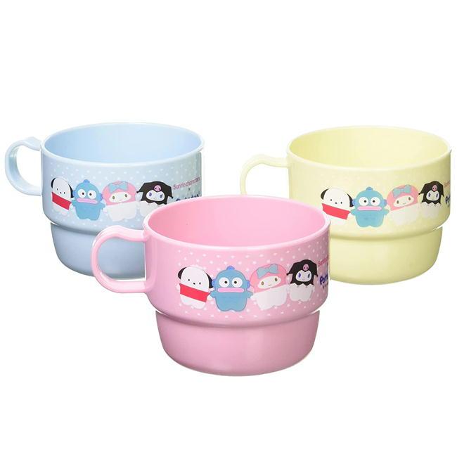 スケーター コップ3個セット サンリオ キャラクター OSK ぽてたん 食洗