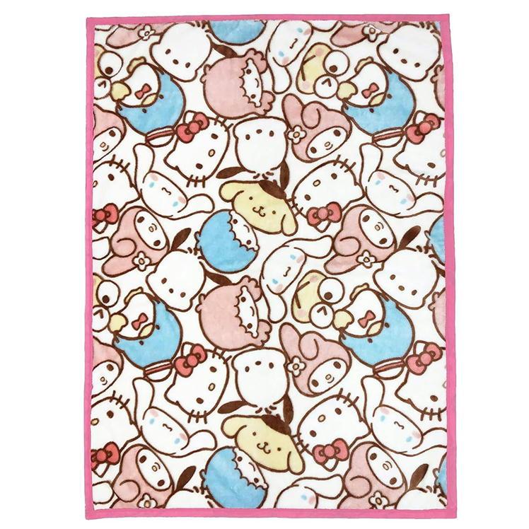 丸眞 サンリオ キャラクターズ ハーフ毛布 フェイシーズ キャラ