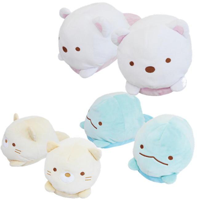 スリッパ　ぬいぐるみ すみっコぐらし スリッパ ぬいぐるみスリッパ ルームシューズ