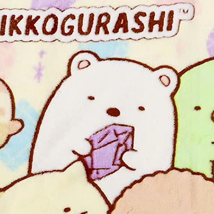 すみっコぐらし ひざ掛け 毛布 立体 ひざかけ クォーターケット