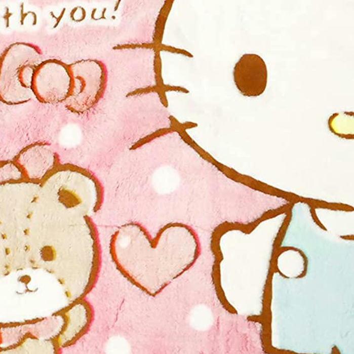 sanrio（サンリオ） ハローキティ マイメロディ ひざ掛け 毛布 立体