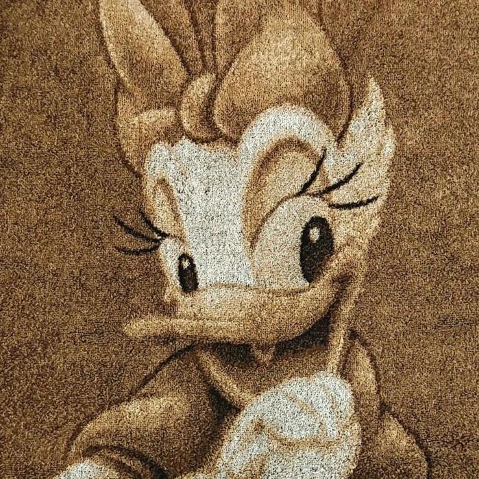 Disney（ディズニー） フェイスタオル セピア アンティーク 日本製
