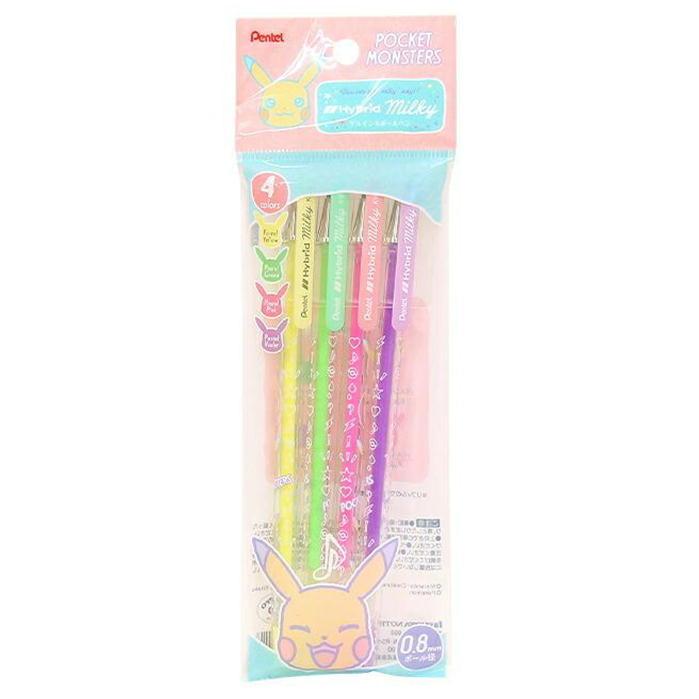 Pokemon（ポケモン） ゲルインキボールペン ハイブリッド ミルキー 4色