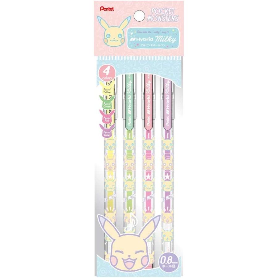 Pokemon（ポケモン） ゲルインキボールペン ハイブリッド ミルキー 4色