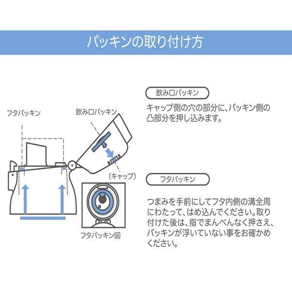 スケーター 交換部品 パッキンセット 直飲み ステンレスボトル用 消耗品 飲み口パッキン フタパッキン SDC4 SDC6｜ashop01｜04