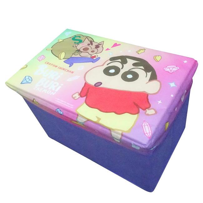 クレヨンしんちゃん 座れる収納ボックス 大 キャラクター スツール 耐