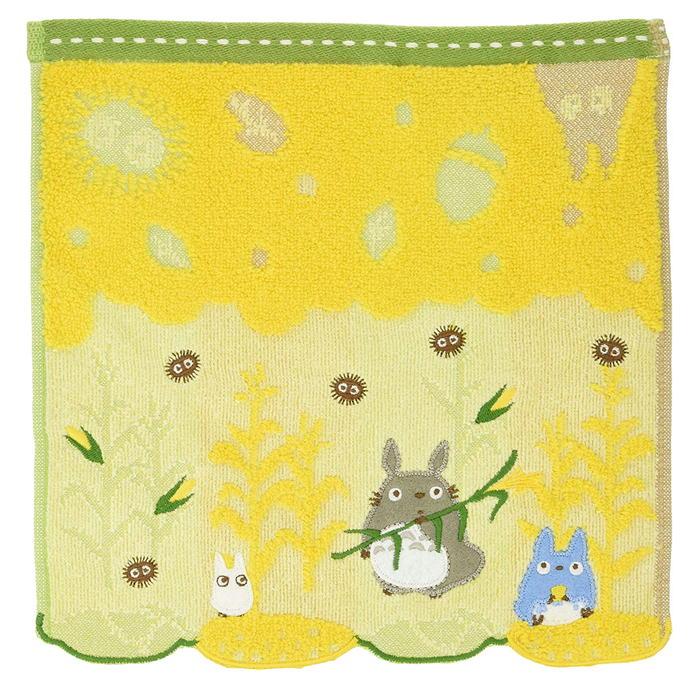 丸眞 となりのトトロ とうもろこしとトトロ タオルハンカチ スタジオ