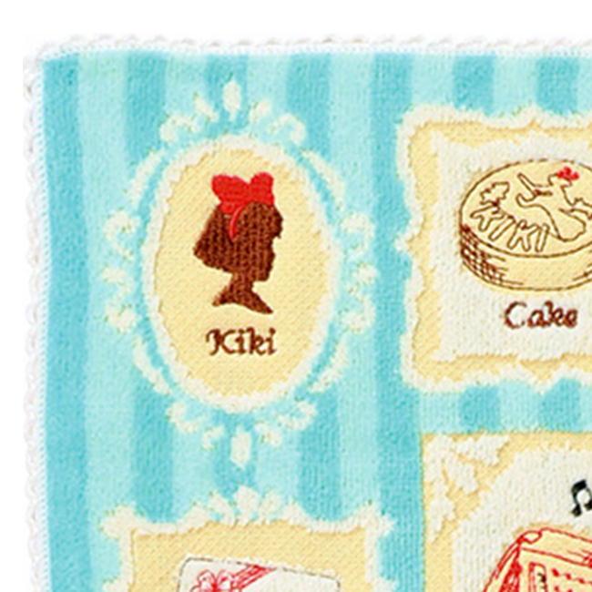 丸眞 魔女の宅急便 ジジ タオルハンカチ メニーフレーム 25×25cm