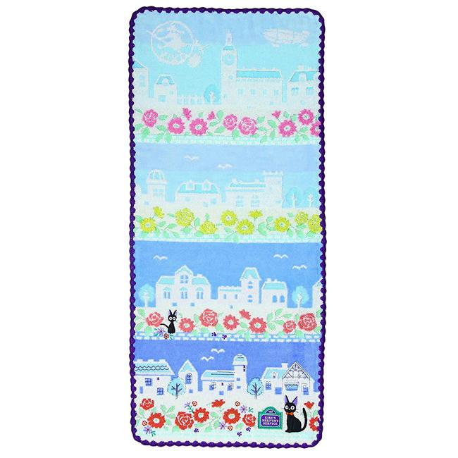 ジブリ　フェイスタオル　7種　まとめ売り 丸眞 魔女の宅急便 ジジ フェイスタオル 青空のコリコ 34×80cm ジブリ