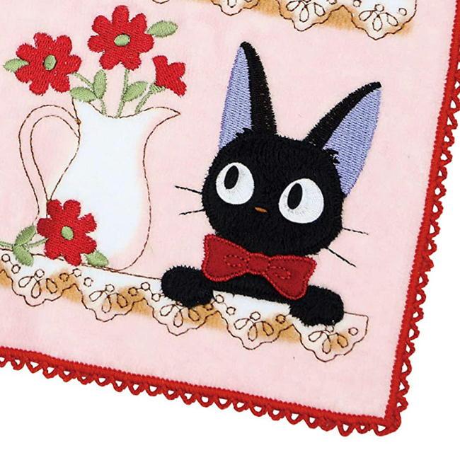 丸眞 魔女の宅急便 ジジ タオルハンカチ カップボード 25×25cm