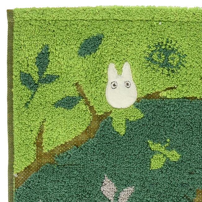 丸眞 となりのトトロ タオルハンカチ 森のトンネル 25×25cm スタジオ