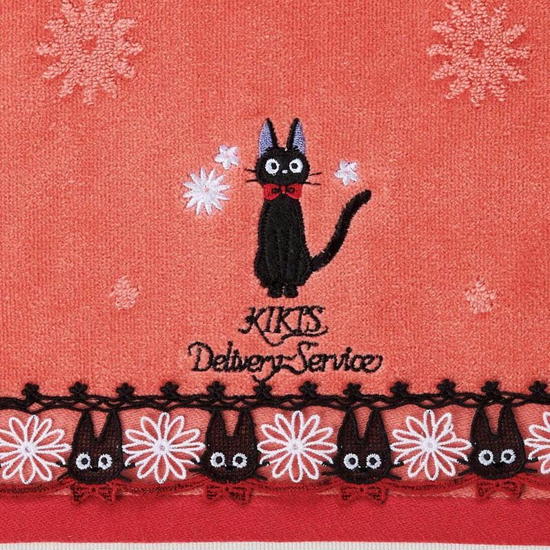 丸眞 魔女の宅急便 ジジ フェイスタオル レースジジ 34×80cm ジブリ