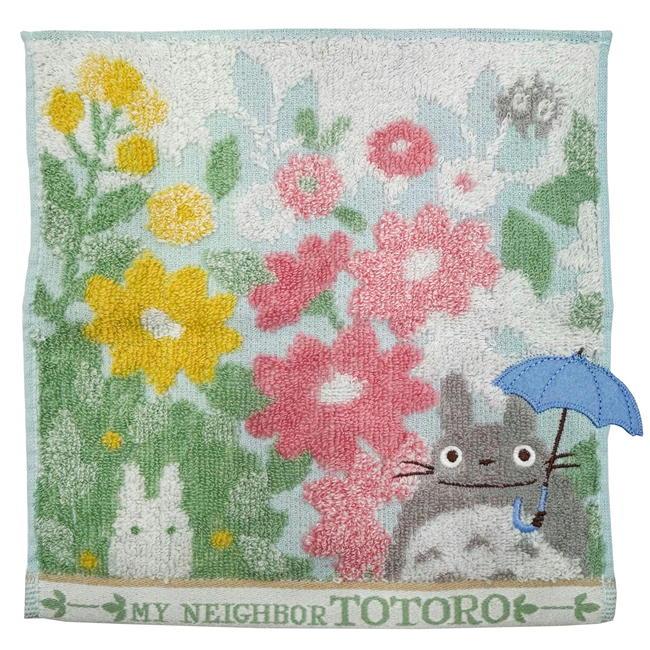 丸眞 となりのトトロ 花景色 タオルハンカチ スタジオジブリ