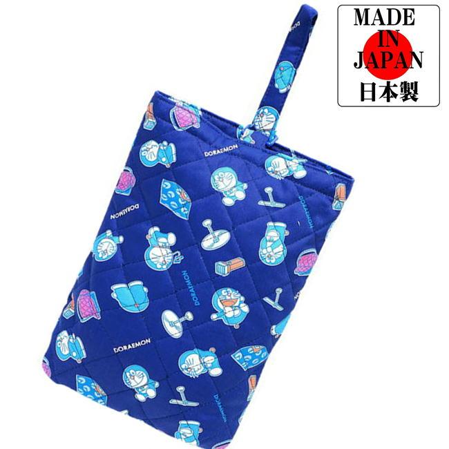 ドラえもん シューズバッグ キルト 上靴入れ 上靴袋 キャラクター シューズケース ネービー QDR4-1650 マルヨシ  :2301-4478:ashop01 - 通販 - Yahoo!ショッピング