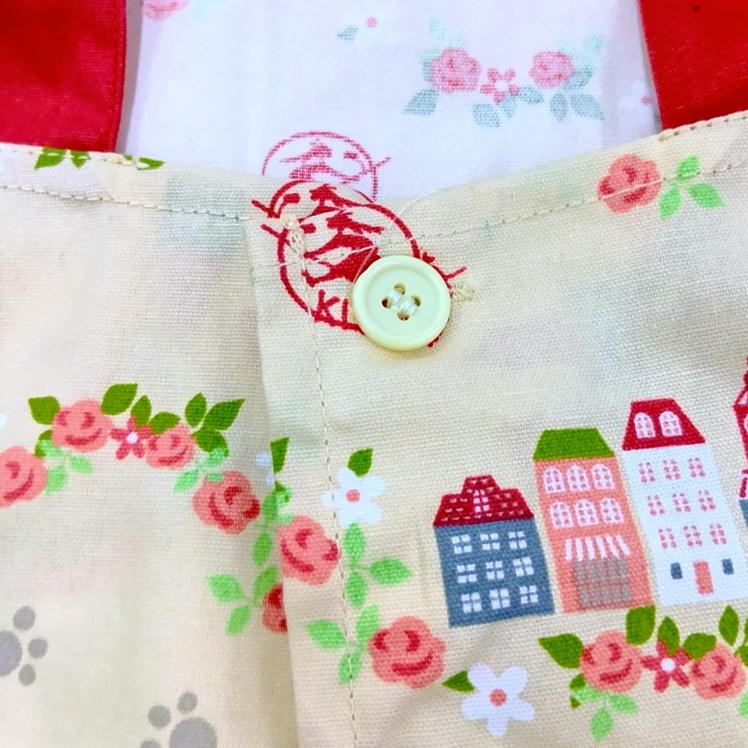丸眞 魔女の宅急便 エプロン ジジ バラと家 H型 エプロン スタジオ