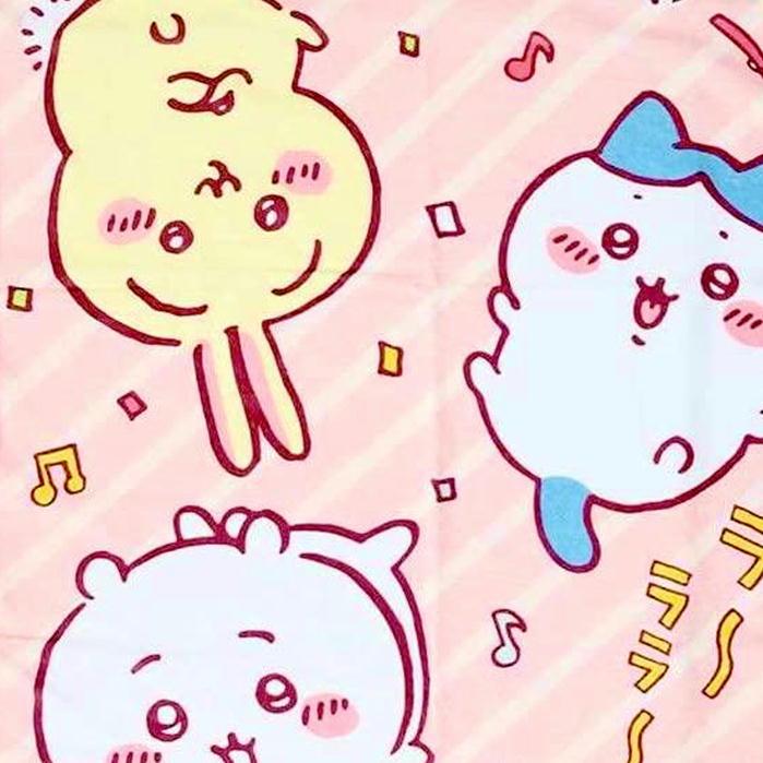 丸眞 お昼寝ケット ちいかわ ハッピーな毎日 子供用 タオルケット 85