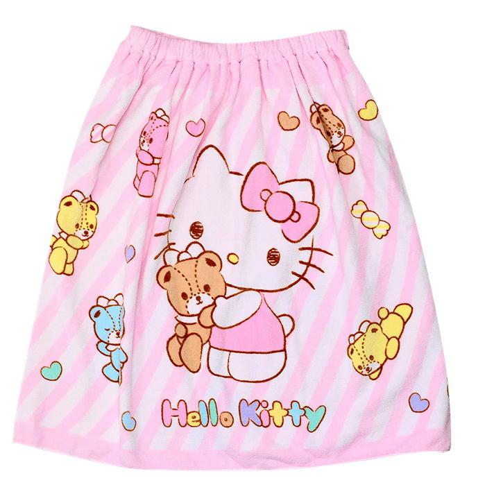 丸眞 ラップタオル ハローキティ タイニーチャムハート 60cm丈 巻き