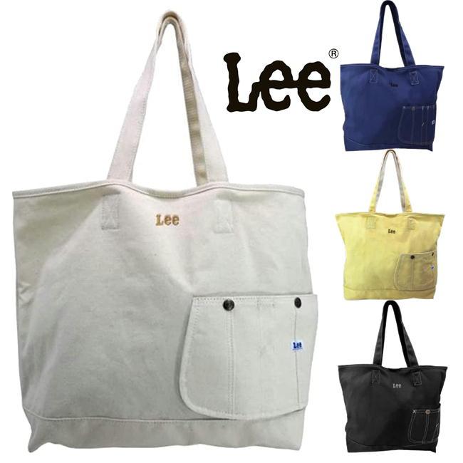 Lee（リー） トートバッグ オーバーオールサイドポケット キャンバス