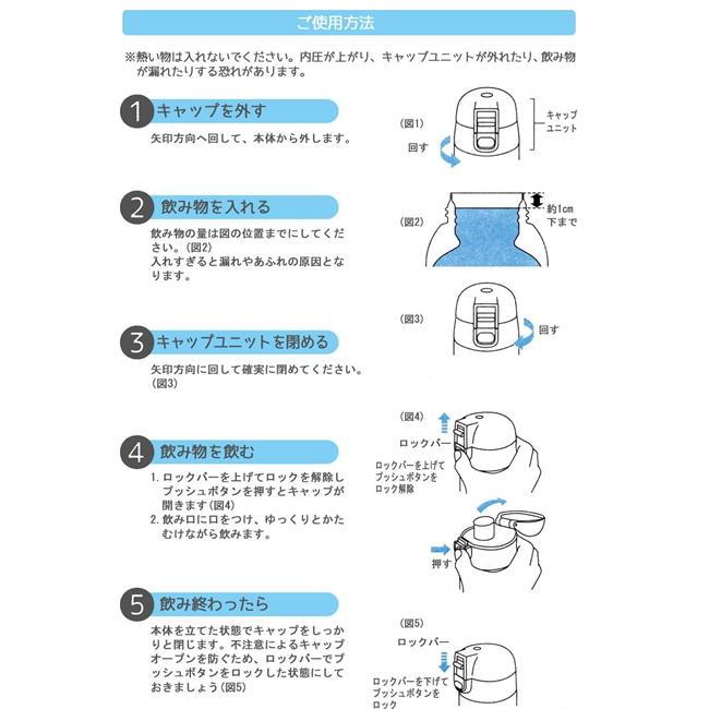 ステンレスボトル KSTCH6 チップ＆デール カバー付き ダイレクトボトル スポーツボトル ディズニー キャラクター 直飲み 水筒 600ml スケーター｜ashop01｜06