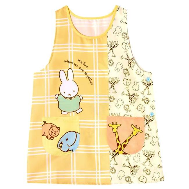 Miffy エプロン ミッフィー miffy キャラクター サイドボタン