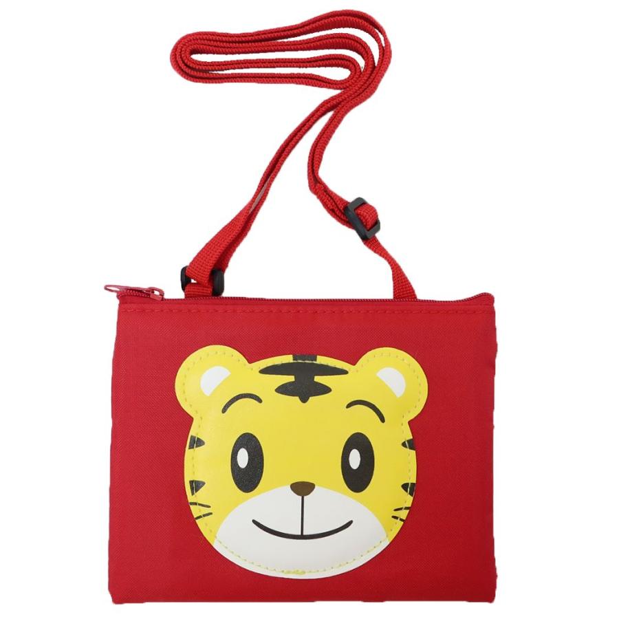 ❤️福を呼ぶだるまさん　ミニショルダーバック、招福招き猫フルオープンポーチ しまじろう ミニショルダー フェイス ポシェット 角型