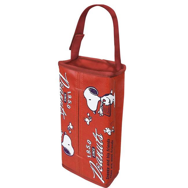 SNOOPY（スヌーピー） ティッシュケース レトロ キャラクター カー用品